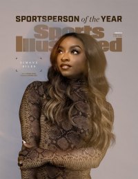 Simone Biles Sparkles on the Cover of Sports Illustrated in Trendy Shorts